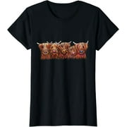 Scottish Highland Cattle T-Shirt - Embrace the Furry Clan