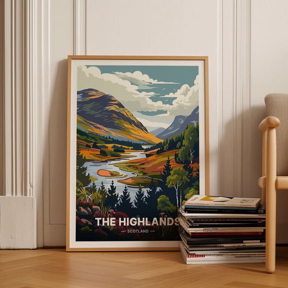 Scottish Highlands Landscape Wall Decor