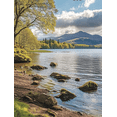 thumbnail image 1 of Scottish Lake Landscape Canvas Print/Wall Art， Suitable for Living Room， Bedroom， Office， Bathroom， and Hotel Decoration, 1 of 8
