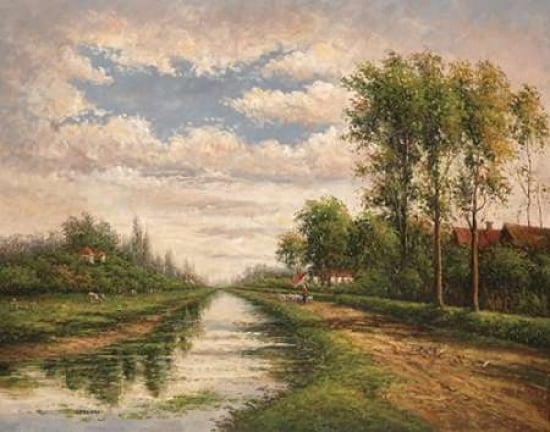 Scottish Morning Canvas Art - Willard (22 x 28)