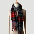 thumbnail image 1 of Scottish Plaid Wool Scarf, 100% Wool Tartan Wrap, Oversized Winter Scarf for Men & Women,32*190cm,2, 1 of 36