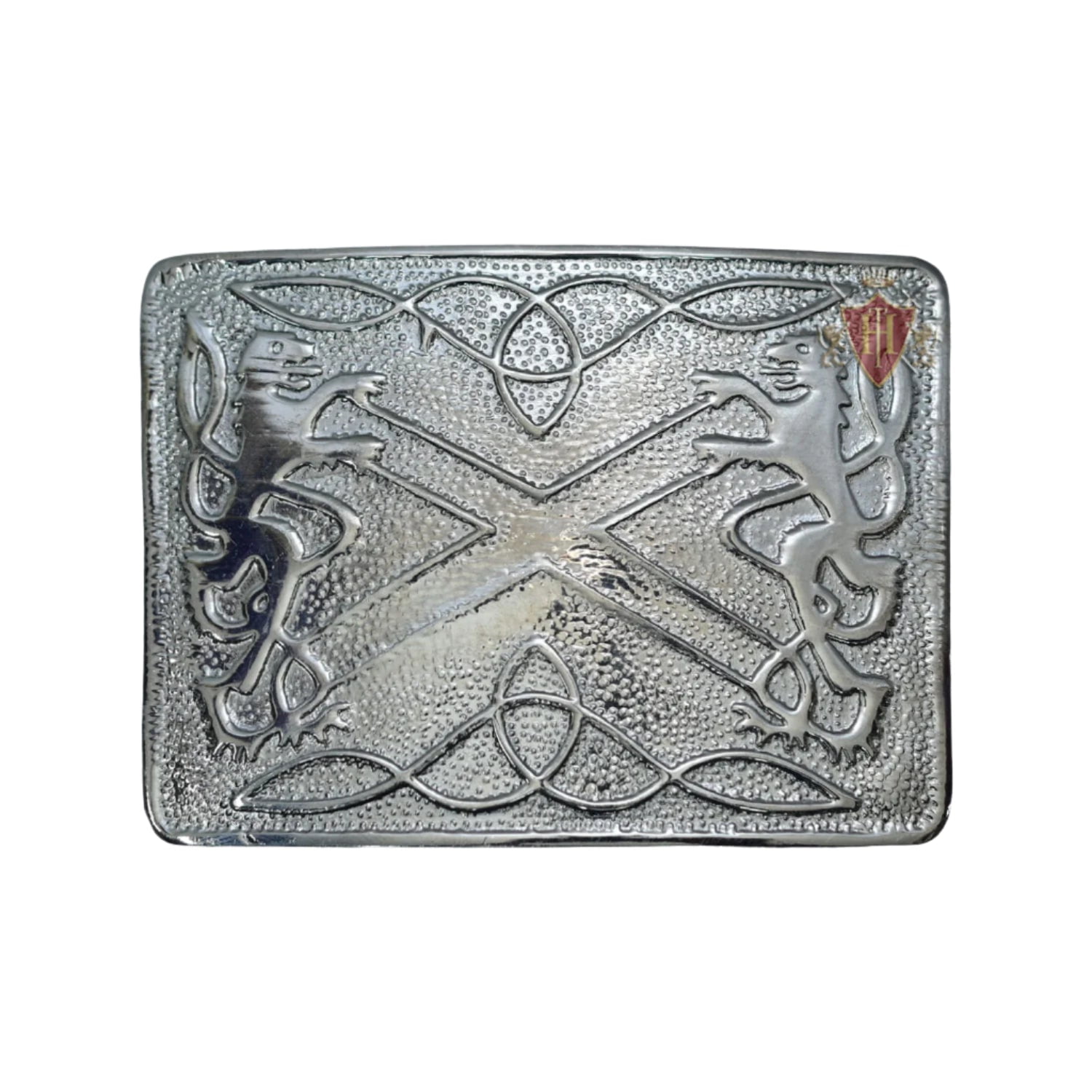 Scottish Rampart Scottish Shiny Antique Celtic Rampart lion Kilt Buckle - Walmart.com