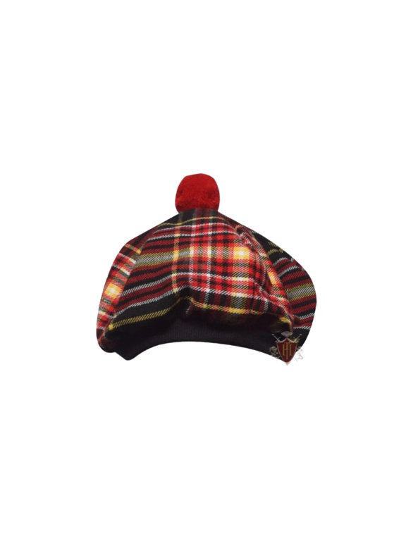 Scottish Tam O' Shatner Hat in Traditional Fire Fighter Tartan