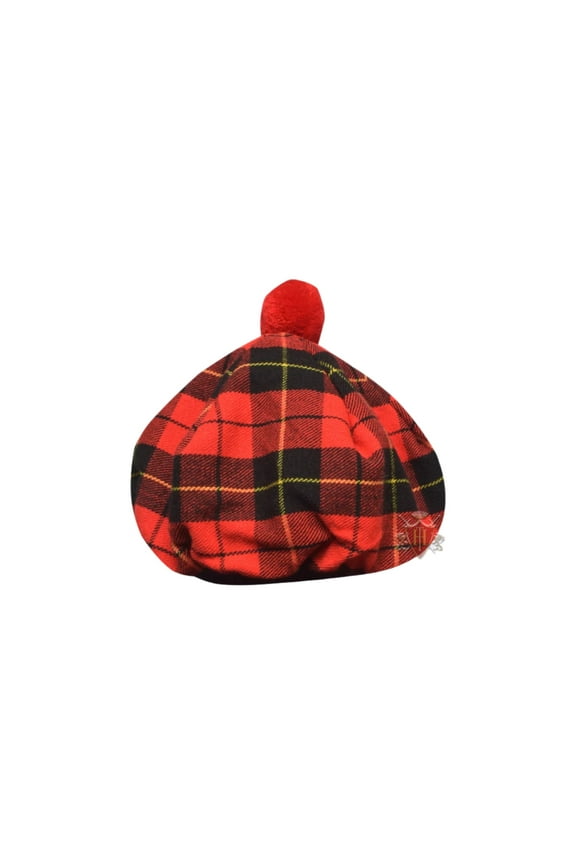 Scottish Tam O' Shatner Hat in Traditional Wallace Tartan