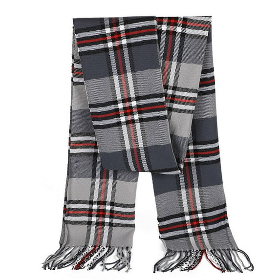 Scottish Tartan Plaid Scarf Wool Feel Winter Wrap Soft Lightweight Warm Accessory For Men Women Kids