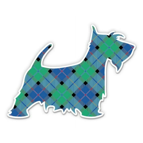 Scottish Terrier - 8" Vinyl Sticker - For Car Laptop I-Pad - Waterproof Decal