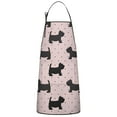 thumbnail image 1 of Scottish Terrier Apron-Garden Aprons for Women with Pockets-Cotton Linen Waterproof Kitchen Cooking Gardening Aprons Adjustable for Kitchen,Cooking,BBQ and Salon 33x27 Inch, 1 of 7