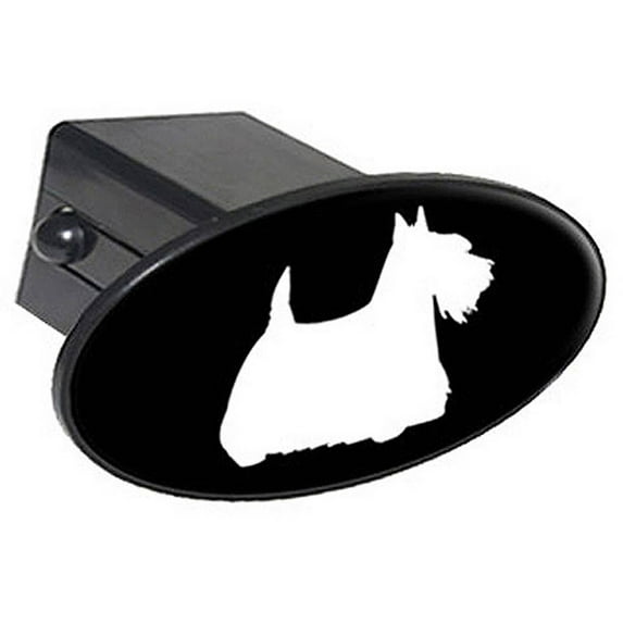 Scottish Terrier - Dog 2" Oval Tow Trailer Hitch Cover Plug Insert