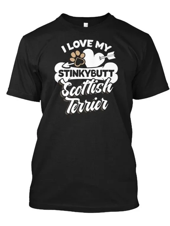 Scottish Terrier Dog And T-Shirt Made in the USA Size S to 5XL