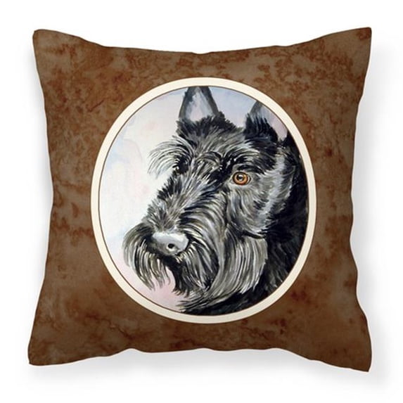 Scottish Terrier Fabric Decorative Pillow