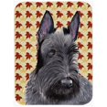 thumbnail image 1 of Scottish Terrier Fall Leaves Portrait Glass Cutting Board- Large, 1 of 1