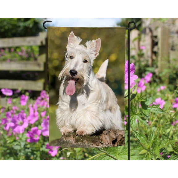 Scottish Terrier Garden Flag | Garden Decor | Yard Decor