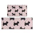 thumbnail image 1 of Scottish Terrier Kitchen Rugs Sets Of 2,Anti Fatigue Kitchen Mat Rugs Non Slip Washable,Decorative Kitchen Floor Mats for Kitchen,Sink,Laundry,17"x30"+17"x47", 1 of 7