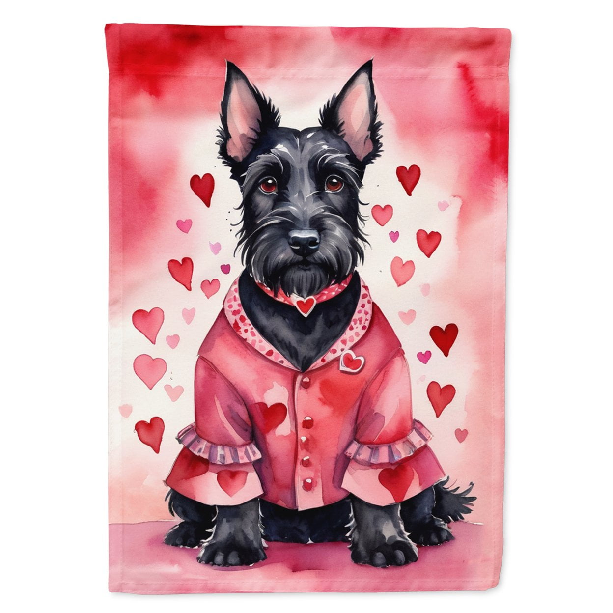 Scottish Terrier My Valentine Garden Flag 11.25 in x 15.5 in