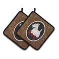 thumbnail image 1 of Scottish Terrier Pair of Pot Holders, 1 of 3
