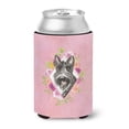 thumbnail image 1 of Scottish Terrier Pink Flowers Can or Bottle Hugger, 1 of 1