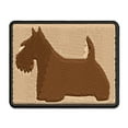 thumbnail image 1 of Scottish Terrier Scottie Dog Solid Applique Multi-Color Embroidered Hook & Loop Patch - 2.5 Inch Small, 1 of 5