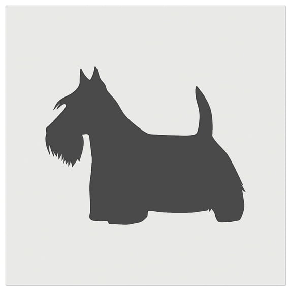 Scottish Terrier Scottie Dog Solid DIY Cookie Wall Craft Stencil - 7.0 Inch