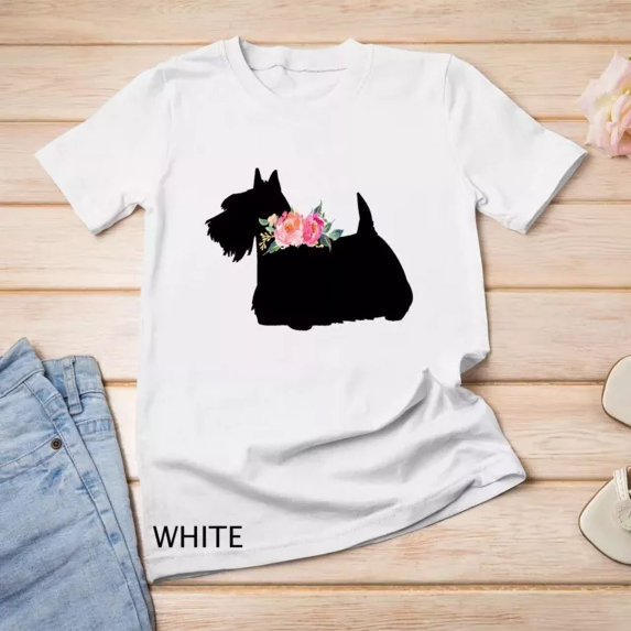 Scottish Terrier Scottie Dog Unisex T-Shirt Unisex S-5XL Hot Trending Shirt, Vintage Birthday Gift