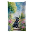 thumbnail image 1 of Scottish Terrier Spring Path Kitchen Towel, 1 of 5