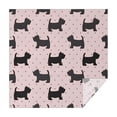 thumbnail image 1 of Scottish Terrier Square Tablecloth,Waterproof Square Table Cover,Wipeable Spillproof Washable Table Cover for Home Kitchen Party Decor 42"X42"(107x107cm), 1 of 6