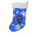 thumbnail image 1 of Scottish Terrier Winter Snowflakes Christmas Stocking, 1 of 1