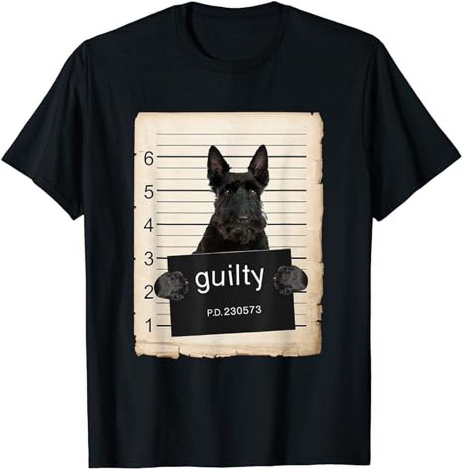 Scottish Terrier Dog Dog Mug Shot Bad Dog Shirt Scottish Terrier Dog Dog Mug Shot Bad Dog Shirt