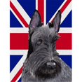thumbnail image 1 of Scottish Terrier with English Union Jack British Flag Flag Garden Size, 1 of 1