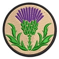 thumbnail image 1 of Scottish Thistle Applique Multi-Color Embroidered Hook & Loop Patch - 2.5 Inch Small, 1 of 5