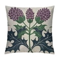 thumbnail image 1 of Scottish Thistle Cosy Throw Cushion Cover Branch of Herb Flower Green Leaf Natural Highland Art Design Pillow Cover Cotton Linen Decorative for Living Bedroom/Office for Men Women, 1 of 5