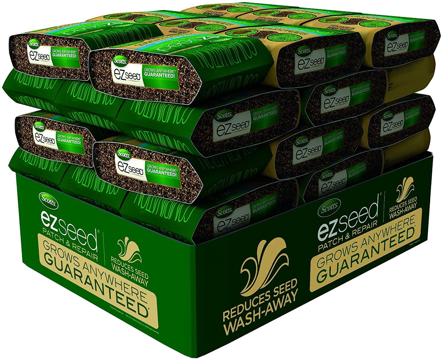 Scotts EZ Seed Tall Fescue Grass Seed Mix - Pet Friendly, Shade - 4 Pack, 10 lb