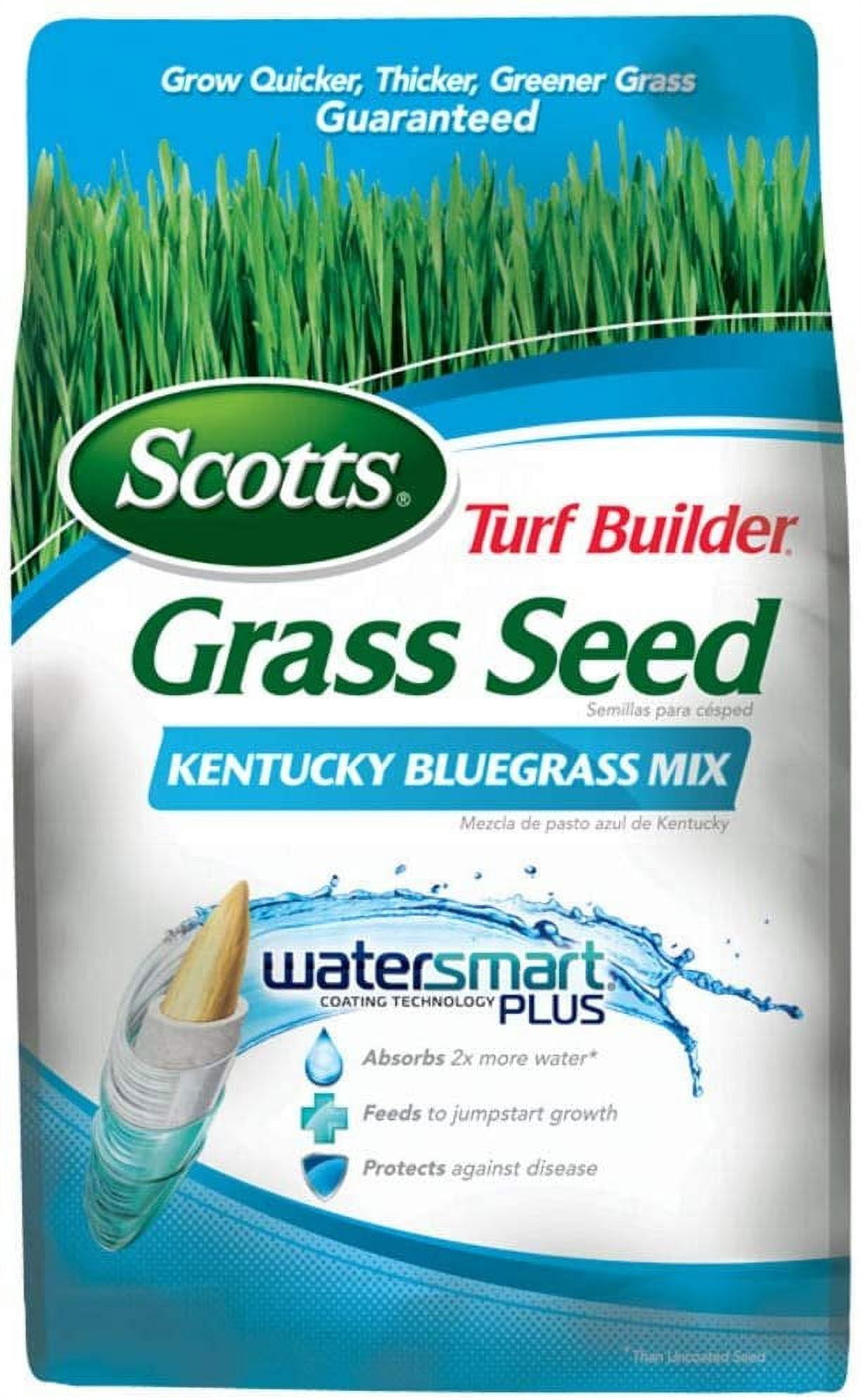 Scotts Turf Builder Grass Seed Kentucky Bluegrass Mix - Cold Tolerant - 7 lbs