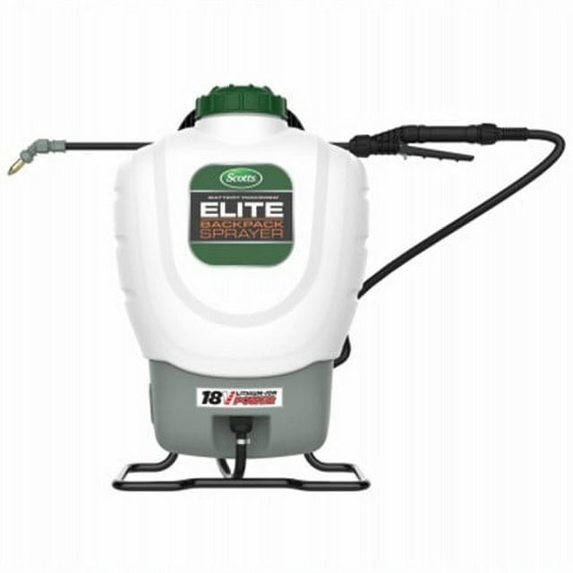 Scotts 190661 Elite Pump Zero Cordless Electric Sprayer, 18Volt Battery Backpack, 4 Gallons