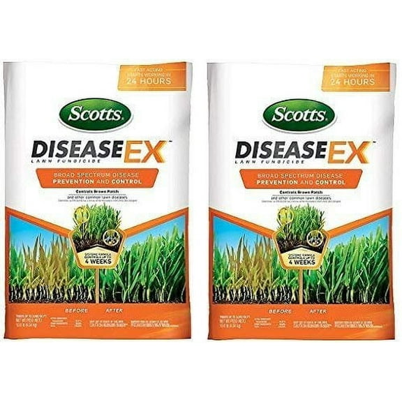 Scotts 37610 Disease-Ex Lawn Fertilizer, 10 lb 2-Pack