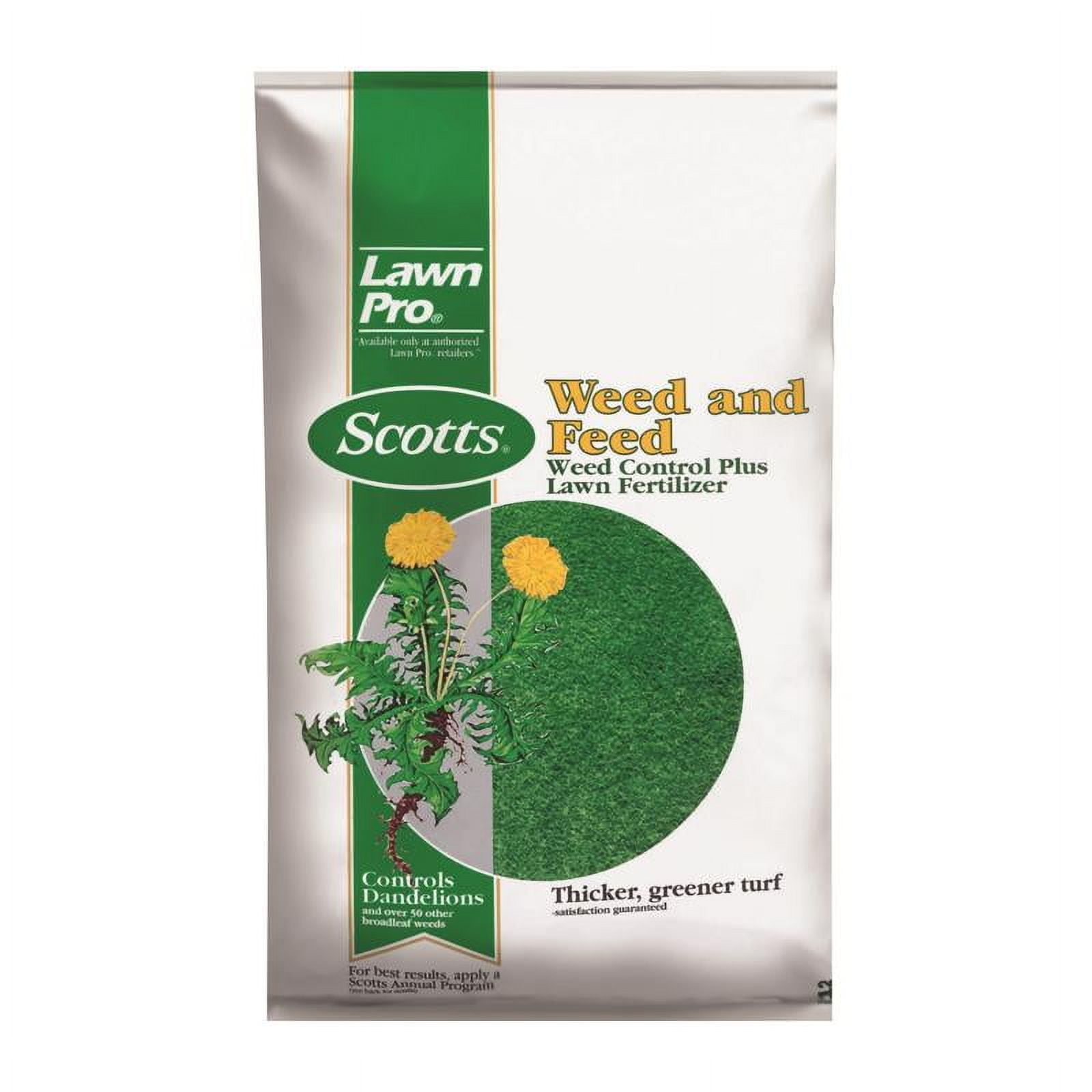 Scotts Lawn Pro Weed & Feed Lawn Fertilizer Granules - 14.88 Lbs — Outdoor & Indoor Plant Use, Easy Application