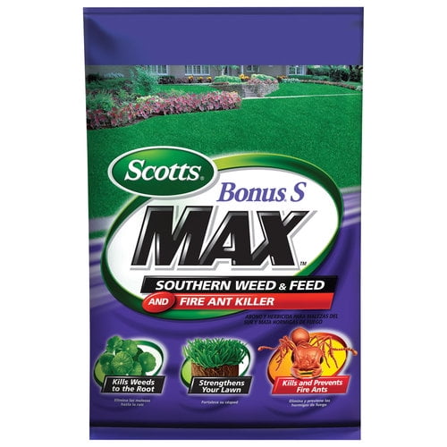 Scotts Bonus S MAX Southern Weed & Feed and Fire Ant Killer, 10m