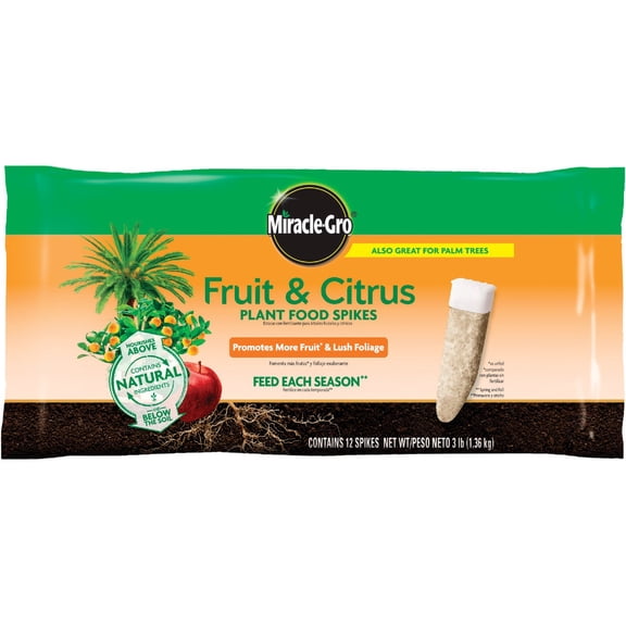 Scotts Co. Miracle-Gro Fruit & Citrus Fertilizer Spikes - Pack of 4