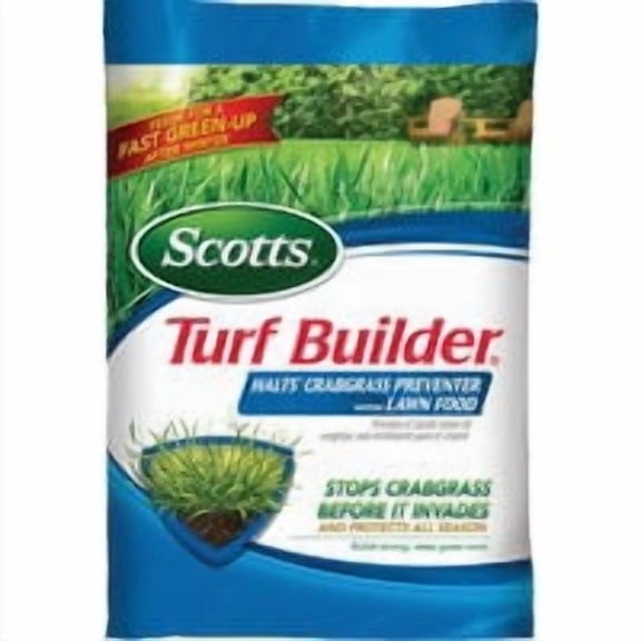 Scotts Co. Scotts Turf Builder Lawn Fertilizer With Halts Crabgrass Preventer - Pack of 3 Bulk Household Pack