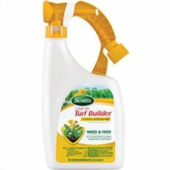Scotts Co. Scotts Turf Builder Liquid Lawn Fertilizer With Plus 2 Weed Killer - Pack of 9