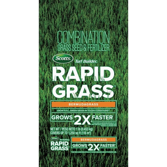 Scotts Co. Scotts Turf Builder Rapid Grass Bermudagrass Seed - Pack of 8