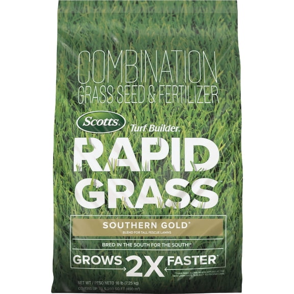 Scotts Co. Scotts Turf Builder Rapid Grass Southern Gold Grass Seed - Single Pack