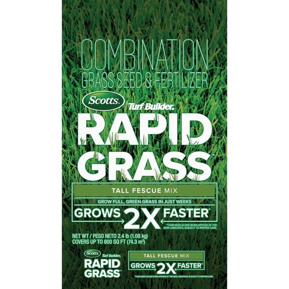 Scotts Co. Scotts Turf Builder Rapid Grass Tall Fescue Mix Seed & Fertilizer Combination - Single Pack