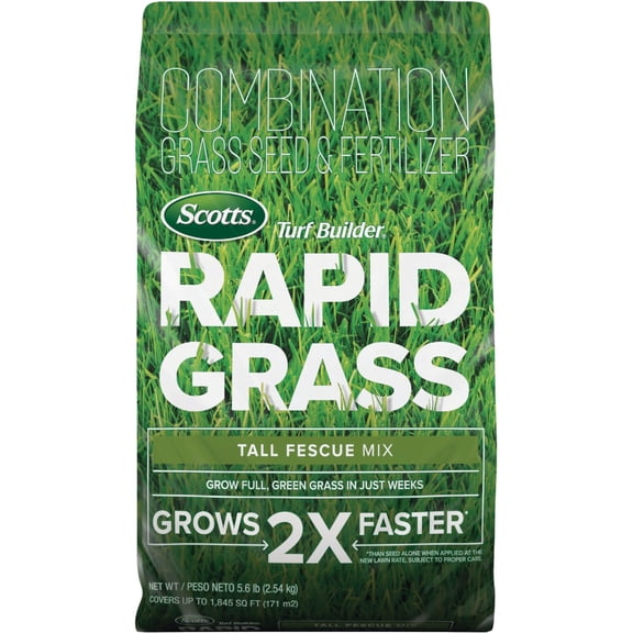 Scotts Co. Scotts Turf Builder Rapid Grass Tall Fescue Mix Seed & Fertilizer Combination - Single Pack