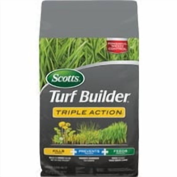 Scotts Co. Scotts Turf Builder Triple Action Lawn Fertilizer With Weed Killer - Pack of 2 Contractor Value Pack
