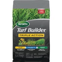 Scotts Co. Scotts Turf Builder Triple Action Lawn Fertilizer With Weed Killer - Pack of 9