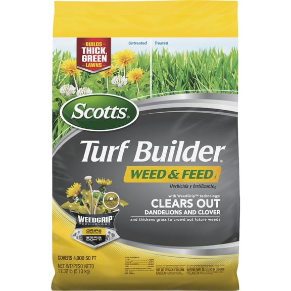 Scotts Co. Scotts Turf Builder Weed & Feed Lawn Fertilizer with Weed Killer - Single Pack