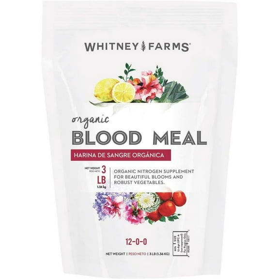 Scotts Whitney Farms Blood Meal Granules - 12-0-0 Natural Fertilizer - 3 Lb