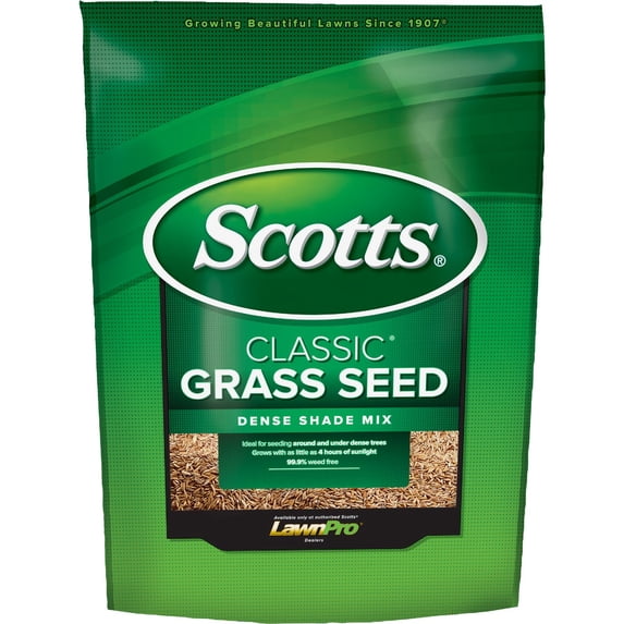 Scotts Company 17290 Classic Dense Shade Mix Grass Seed, 3-Pound