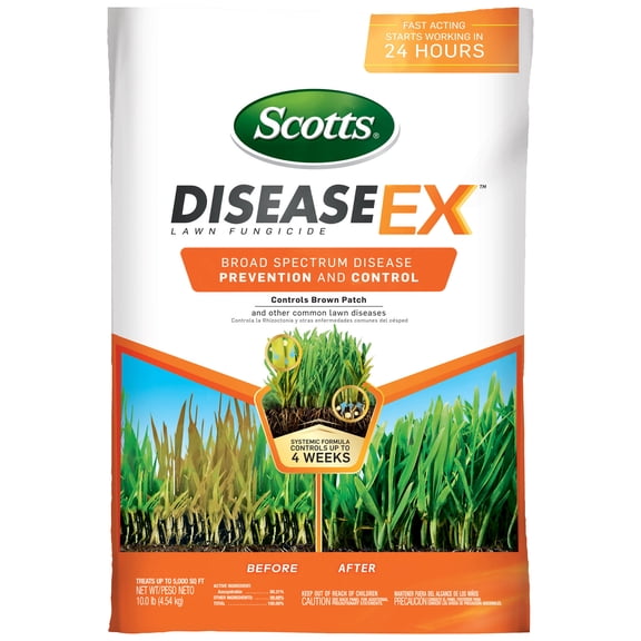 Scotts DiseaseEx Lawn Fungicide for Brown Patch and Pythium Blight, 10 lbs.