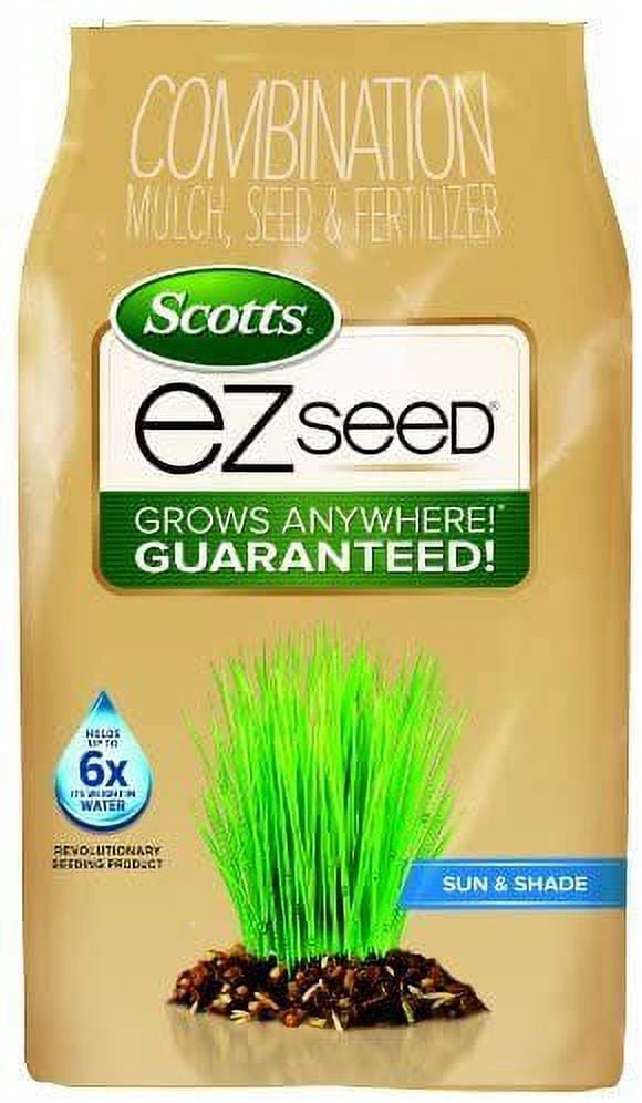 ScottsMiracle-Gro EZ Seed Grass Seed Mulch Fertilizer Mix - Combination Seed Fertilizer Mulch - 10 lbs